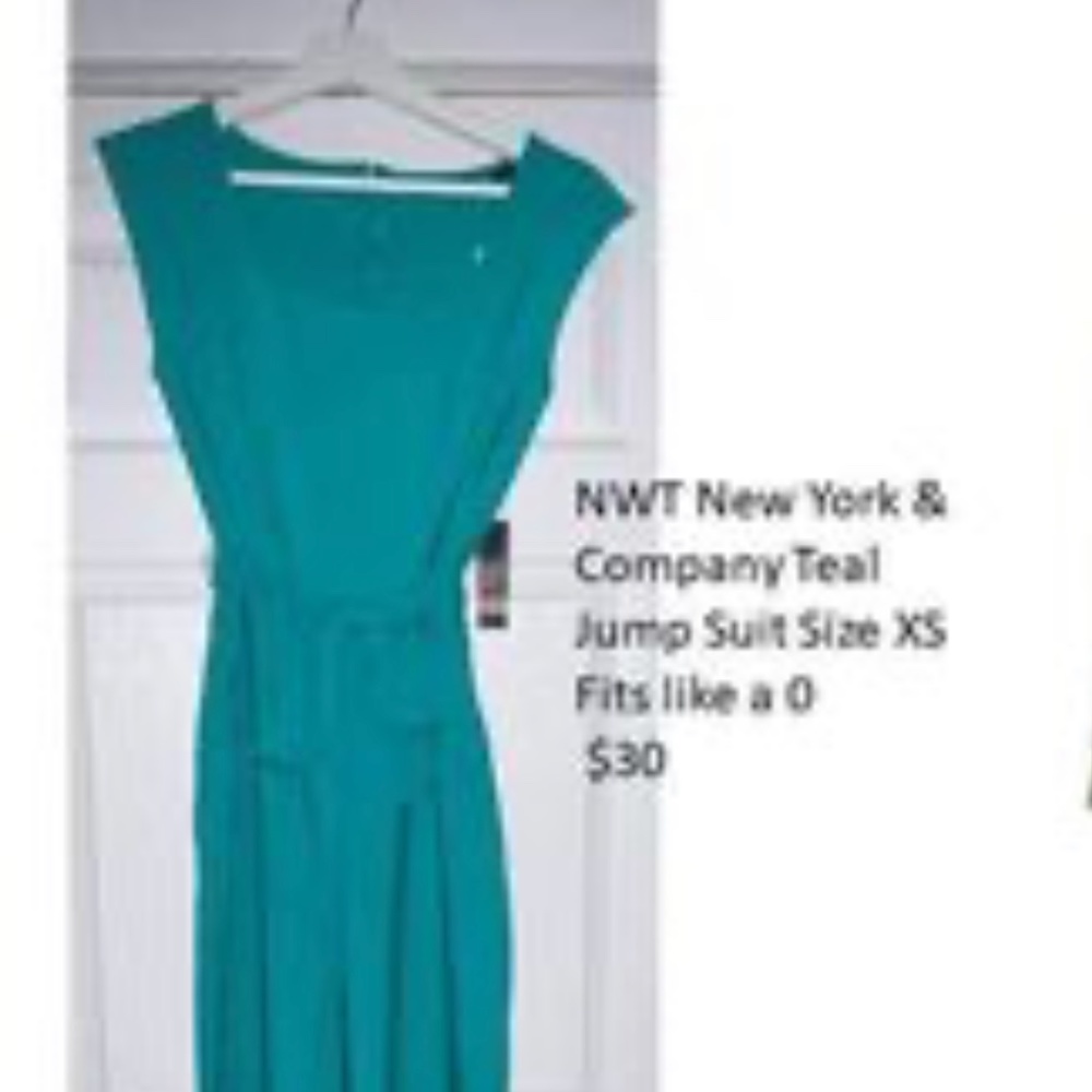Teal jumpsuit